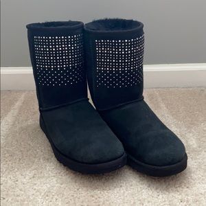 Black UGG boots